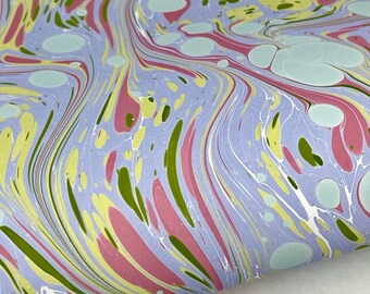 Full Sheet Hand-Marbled Paper P520