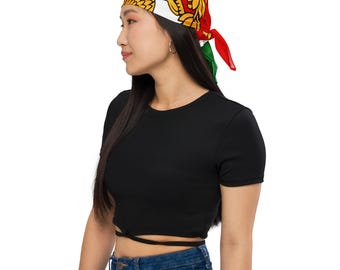 Lion and Sun Pahlavi Emblem Flag design All-over print bandana and scarf