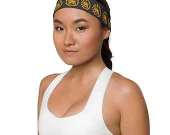 Lion and Sun Monarch emblem Headband