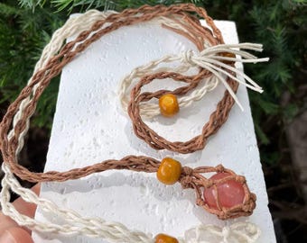 Adjustable Crystal Cage Necklace: DIY Healing Stone Pendant Holder