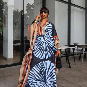 african traditional dress designs Amazon.com: African Print Dresses for Women Long Sleeve Dashiki Party Dress Ankara Fashion Lady African Traditional Clothes : Clothing, Shoes & Jewelry
