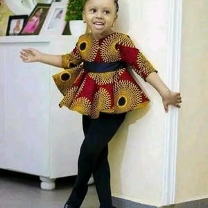 African Print Girl Dress | Ankara Toddler Dress | Cultural Kids Outfit | Birthday Dress for Girls | Handmade African Clothing | Baby Girl