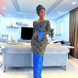 Modern Nigerian Dress - Etsy