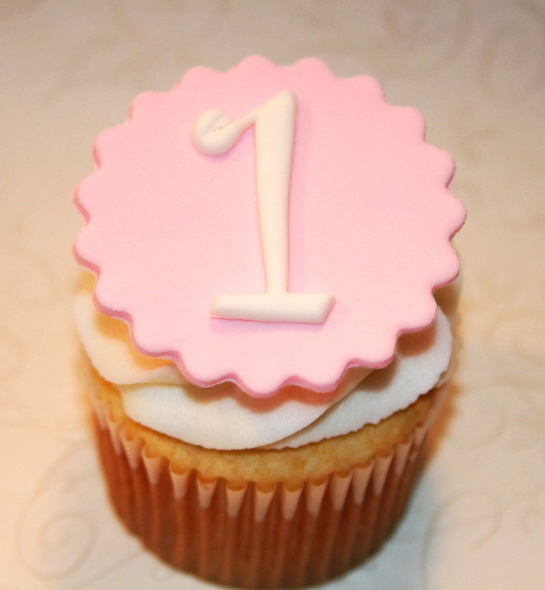 Fondant Cupcake Toppers Baby Shower Teddy Bear Etsy