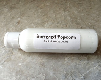 Buttered Popcorn Lotion, Handmade Scented Vegan Lotion, Body Lotion, Face Lotion,  Lotion, Lotion Bottles, Hand Lotion