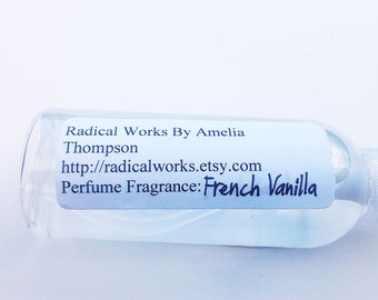 French Vanilla Perfume, Mens Cologne, Spray Perfume Bottle, Perfume Samples, 40th Birthday Gift for Him
