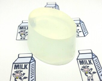 Milk Scented Soap, Handmade Vegan Glycerin Soap Bar