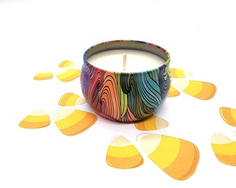 Candy Corn Scented Soy Candle