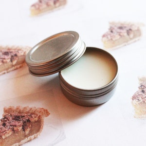 Pecan Pie Scented Lip Balm, Shea Butter Lip Balm, Lip Balm Tin, Lip Balm Favors,