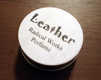 Leather Scented Solid Perfume Cologne, Weird Perfume Gifts