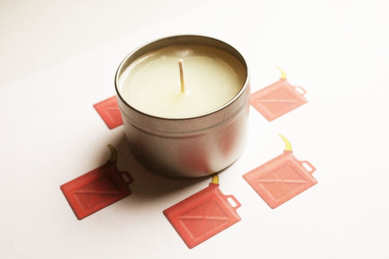 Gasoline Scented Candle Vegan Candle Homemade Candles Etsy