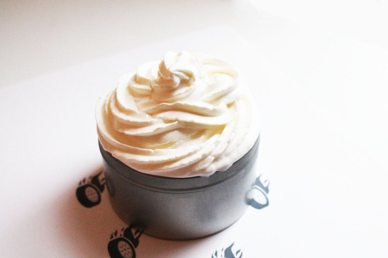 Burnt Rubber Whipped Soap, Scented Soap, Homemade Soap, Vegan Soap, Glycerin Soap, Cream Soap image 4