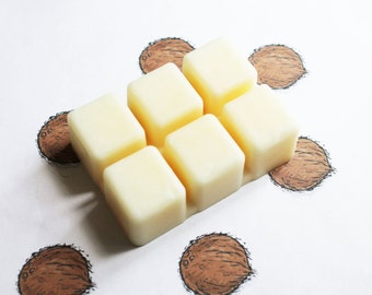 Pastillas aromáticas con aroma a coco, cera de soja vegana, velas de soja, pastillas de cera de soja, tartaletas de soja, regalo de San Valentín