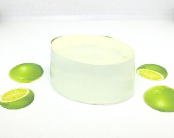 Lime Soap, Scented Handmade Vegan Glycerin Soap Bar