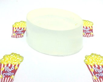 Buttered Popcorn Scented Soap, Handmade Vegan Glycerin Soap Bar