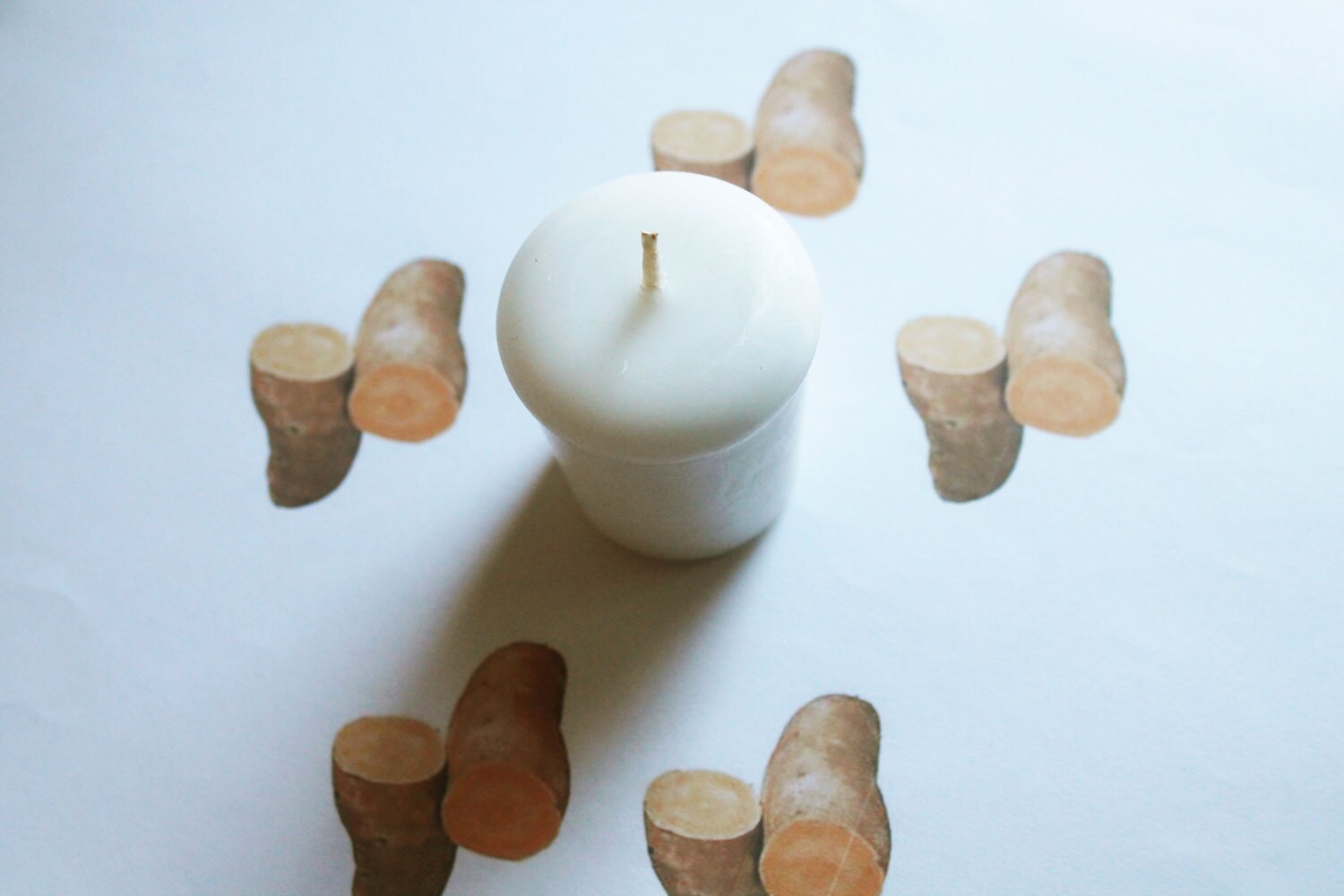 Candied Yams Scented Votive Candle, Paraffin Wax, Home Decor, Votive Candles, Wedding Candles, Candle Favors