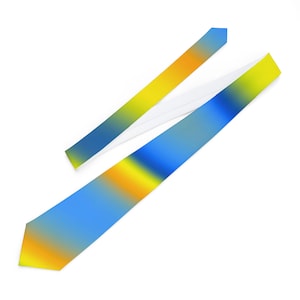 Vibrant Gradient Necktie for Men, Fashionable Accessory for Weddings, Parties, Business Events, Gift for Him, Bright Style Statement