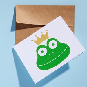 Grenouille royale - Vous êtes une famille royale Carte de vœux