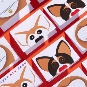 Corgis Briefkarten-Set: 5er-Packungssortiment