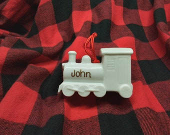 Train Christmas Ornament-Personalized Christmas Ornament