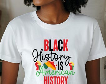 Comfort Colors® Black History American History T-shirt, Black History Month-shirt, vier Black History, zwart historisch shirt
