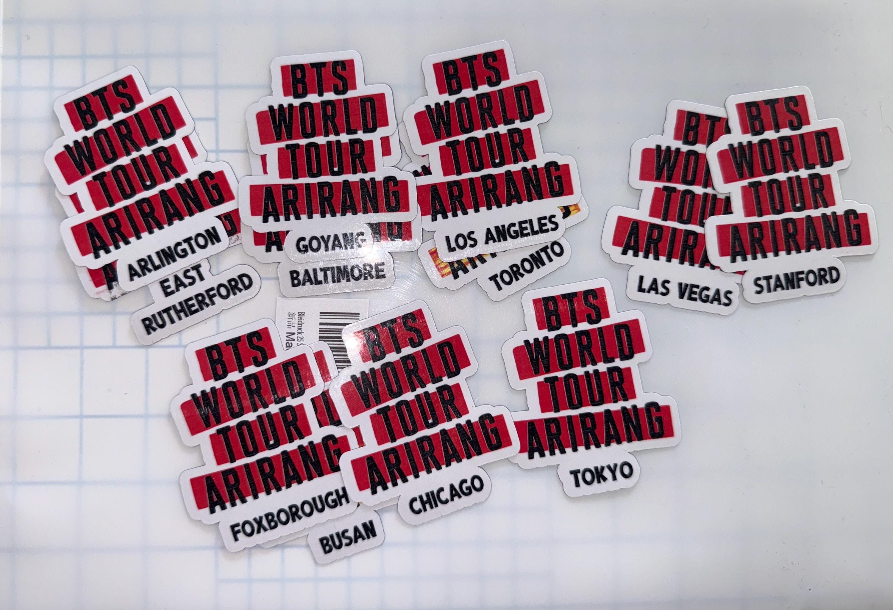 超貴重BTS ARIRANG WORLD TOUR LONDON マグネット BTS - [ARIRANG
