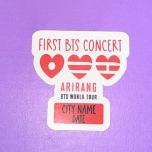 Bts Arirang World Tour Magnet - Etsy