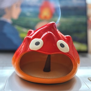 Quemador de aromas de cerámica Ghibli Calcifer / Calendario único / Figura / El castillo ambulante