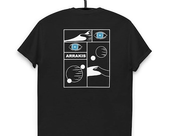 Camiseta unisex Dune, Dune minimalista, Dune Imperium, Diseño minimalista, Diseño Dune, Arrakis, regalo de cumpleaños,