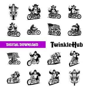 Bigfoot SVG Bundle: Sasquatch Clipart, PNG, PDF Designs