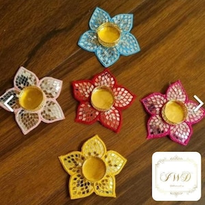 100 pcs Decorative Tealight Candle Holder Festive Home Decoration, Housewarming favor, pooja Wedding Gift,Tealight Candle,diwali decoration