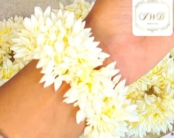 Jasmin duftende Gajra Armband: Indischer Hochzeits Haarschmuck