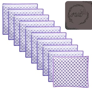 Pack Of 10 pcs Tissue Fabric Suit Saree Printed Cover-Cloth Organizer-Bridal Trousseau, Saree Storage Bags, Traditional Indian Wedding/Gifts