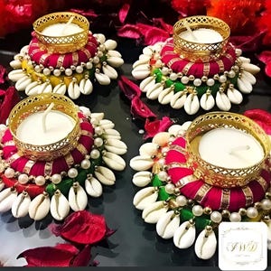 100 pcs Decorative Tealight Candle Holder Festive Home Decoration, Housewarming favor, pooja Wedding Gift,Tealight Candle,diwali decoration