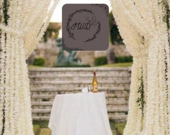 White Jasmine Flower Garland, Indian Wedding Decor, Temple Decorations
