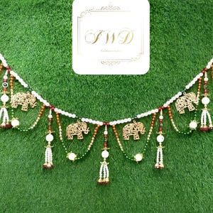 36”Inches Handmade Decorative Wall Hanging Toran For Home Decor Indian Traditional Pooja Hanging Item Door Window Hanging Decor Diwali Decor