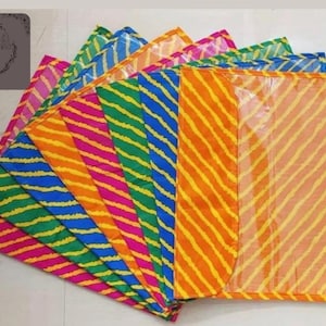 garment bag Lehriya Printed Suit Saree Cover-Cloth Organizer-Bridal Trousseau, Saree Storage Bags, Traditional Indian Wedding /Gifts Favors