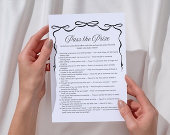 Gioco Passa il Regalo, Gioco Passa il Premio per l'Addio al Nubilato, Gioco Passa il Premio per la Sposa, Gioco Passa la Poesia, Giochi per Addio al Nubilato, Gioco Passa il Regalo