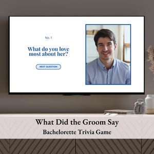 What Did The Groom Say Bachelorette Game