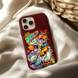 iPhone-hoesje Funny Dog Mom - gedurfde cartoonstijl voor hondenliefhebbers met attitude