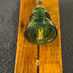 Vintage Glass Insulator Wall Sconce Light (natural Oak)