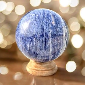 BLUE SODALITE SPHERE | Beautiful Large ~ 150MM | Natural Blue Sodalite Sphere , Blue Sodalite Pyramid Gifts