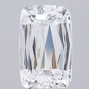 Antique Ashoka Criss Cut Cushion Lab Grown Diamond Lab Created Cushion Diamond Solitaire for Custom Ring Unique Modified Fancy Diamond