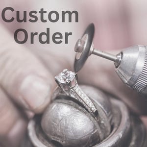 Custom Ring Service-Custom Personalized Ring, CAD Service, Jewelry Gemstone Replacement, Duplicate OR Matching Bands, Custom Birthstone Ring