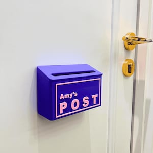 Cute Mini Mailbox for Kids | Family & Classroom Love Note Box | Personalized Gift for Mom, Grandma, Teachers and Little Ones