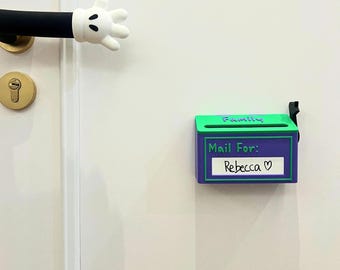 Kids Mailbox with Whiteboard, Love Note Box for Kids, Family Message Center, Montessori Communication Toy, Emotional Learning Gift