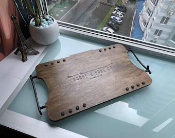 Espejo de barbero / Espejo de barbero de mano grande con asas dobles / Espejo irrompible para cortes de pelo de peluquería y salón / Diseño de barbería