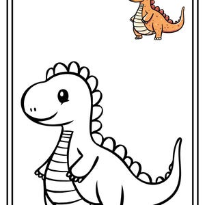 Dibujos de dinosaurios para colorear, Dibujos de dinosaurios para colorear para niños, Hojas para colorear de dinosaurios imprimibles, Libro para colorear de dinosaurios, Libro para colorear para niños
