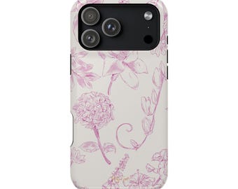 Pink Floral iPhone Case