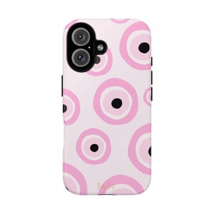 Baby Pink Evil Eye iPhone Case